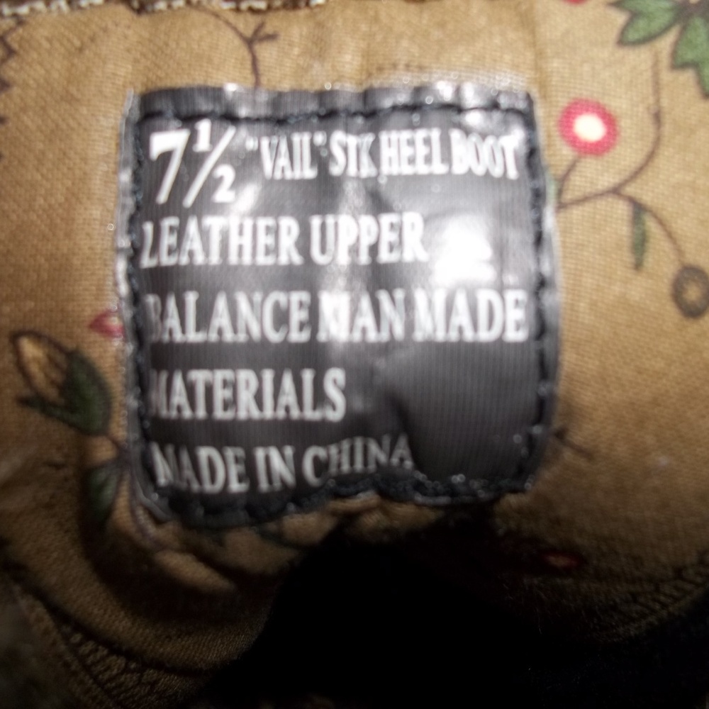 Report Leather & Faux Fur Vail Boots Size 7.5 - Picture 8 of 8